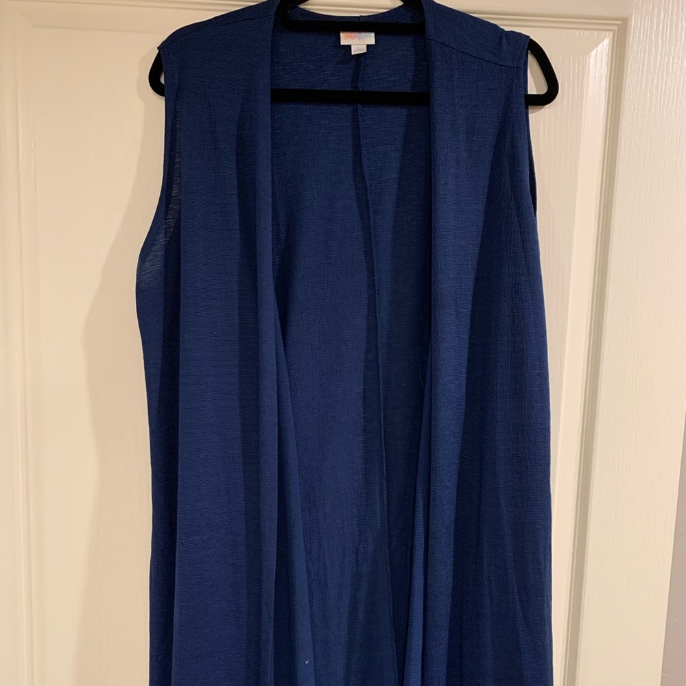Lularoe Navy Blue Joy Vest